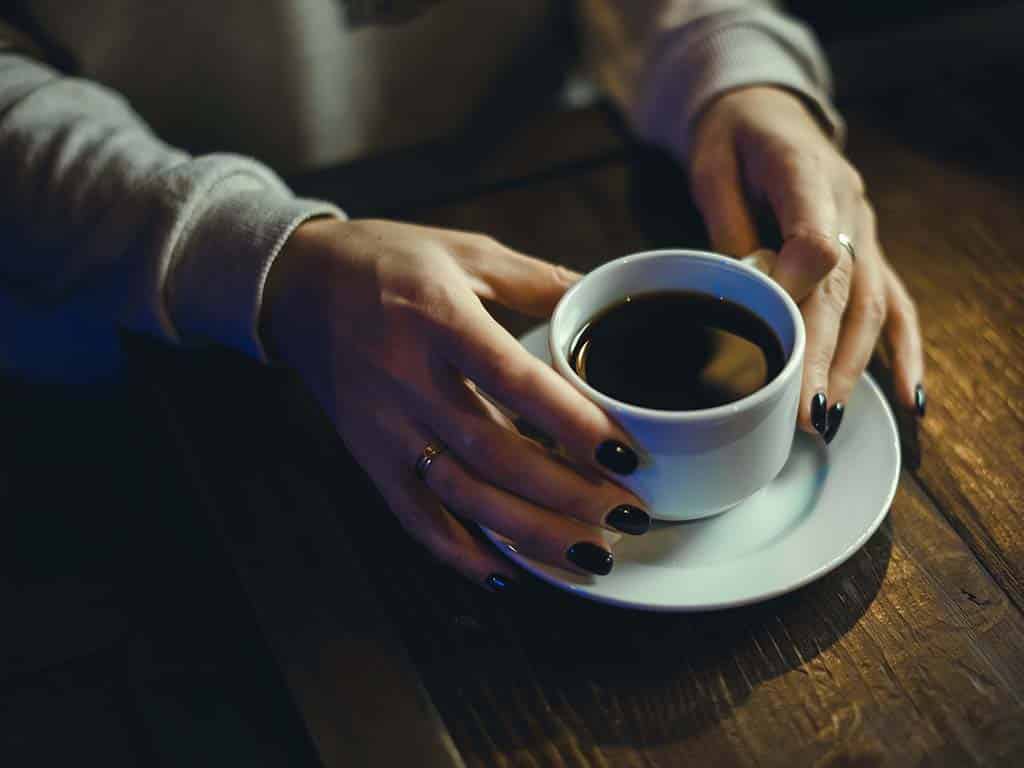 koffie in een koffiekopje