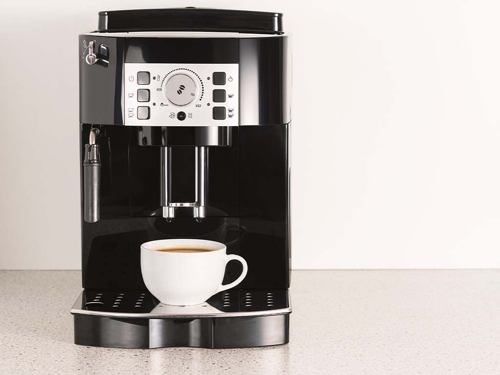 Voorbeeld van volautomaat koffiemachine