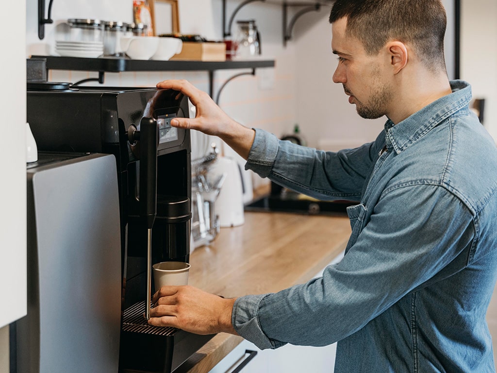 Stroomverbruik professionele koffiemachine