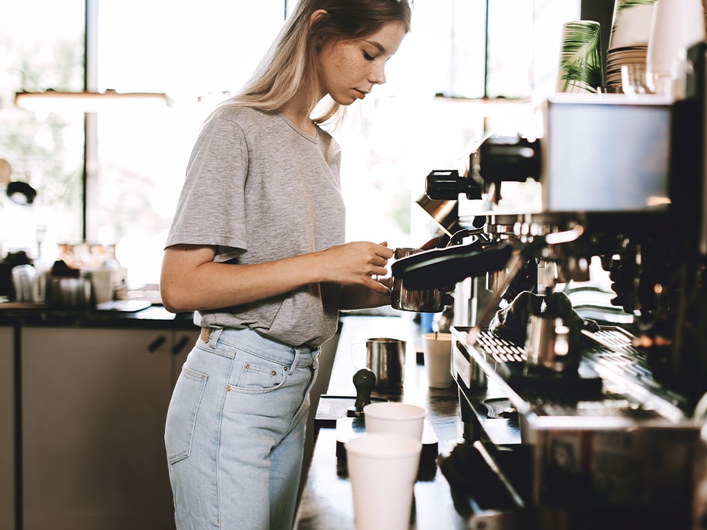 voorbeeld van geschikte koffiemachine