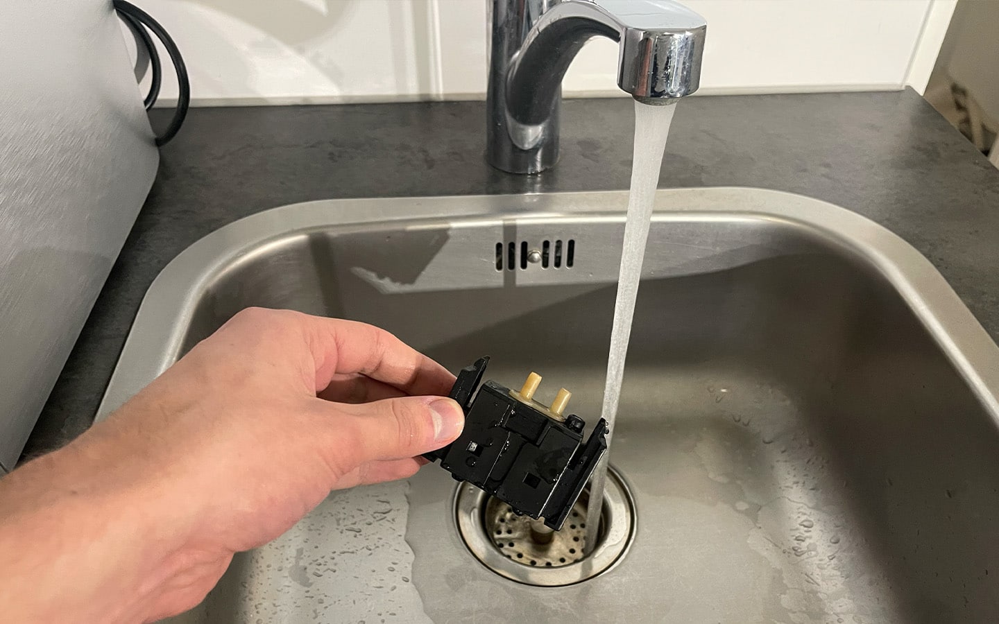 Koffiemachine uitloop spoelen