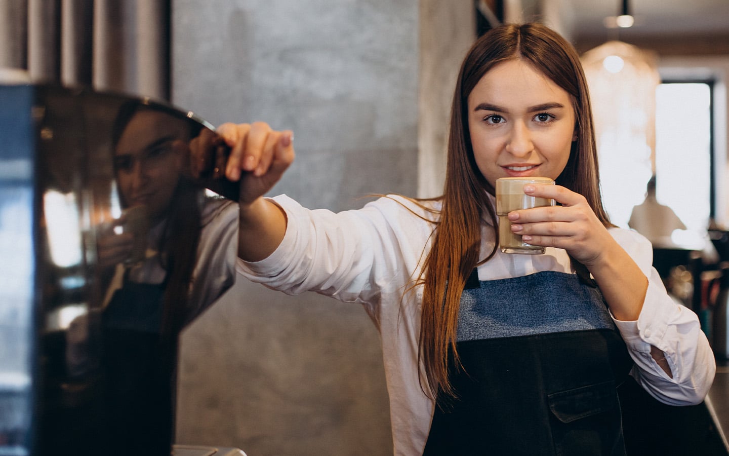 Smaak van koffie testen