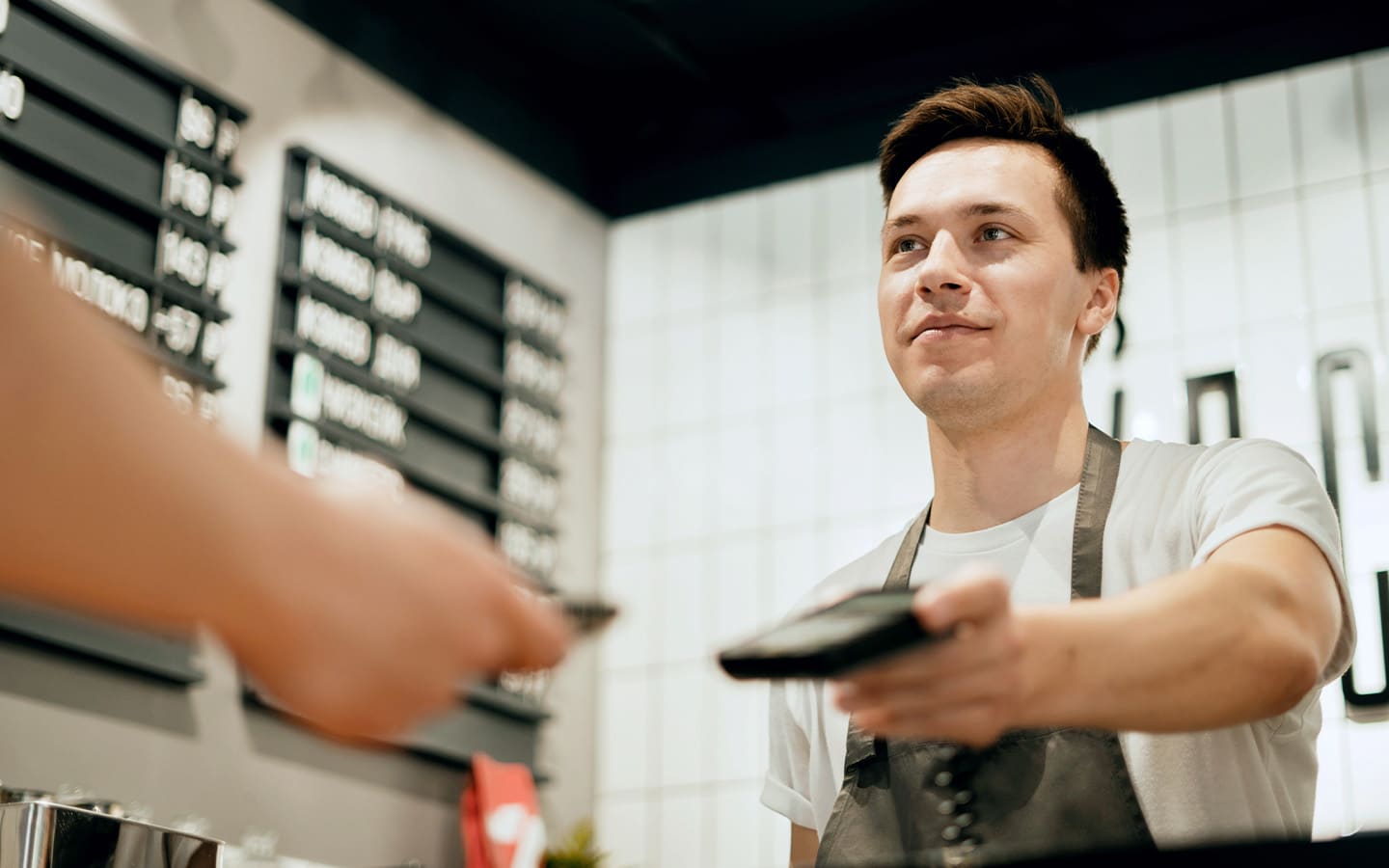 Man levert goede klantenservice