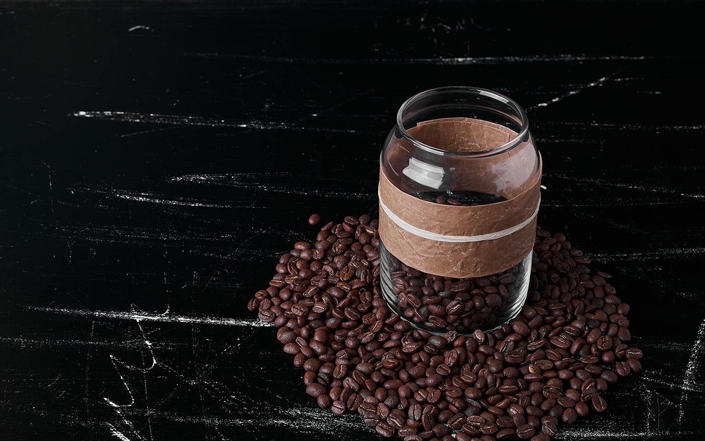 Sterke koffiebonen