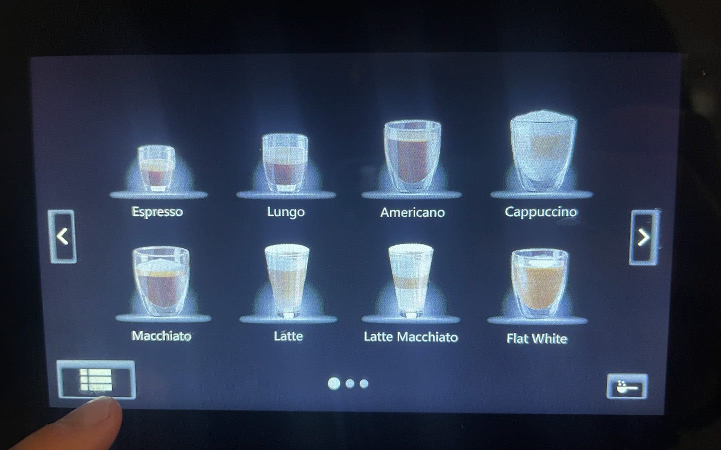 Temperatuur instellingen zoeken koffiemachine