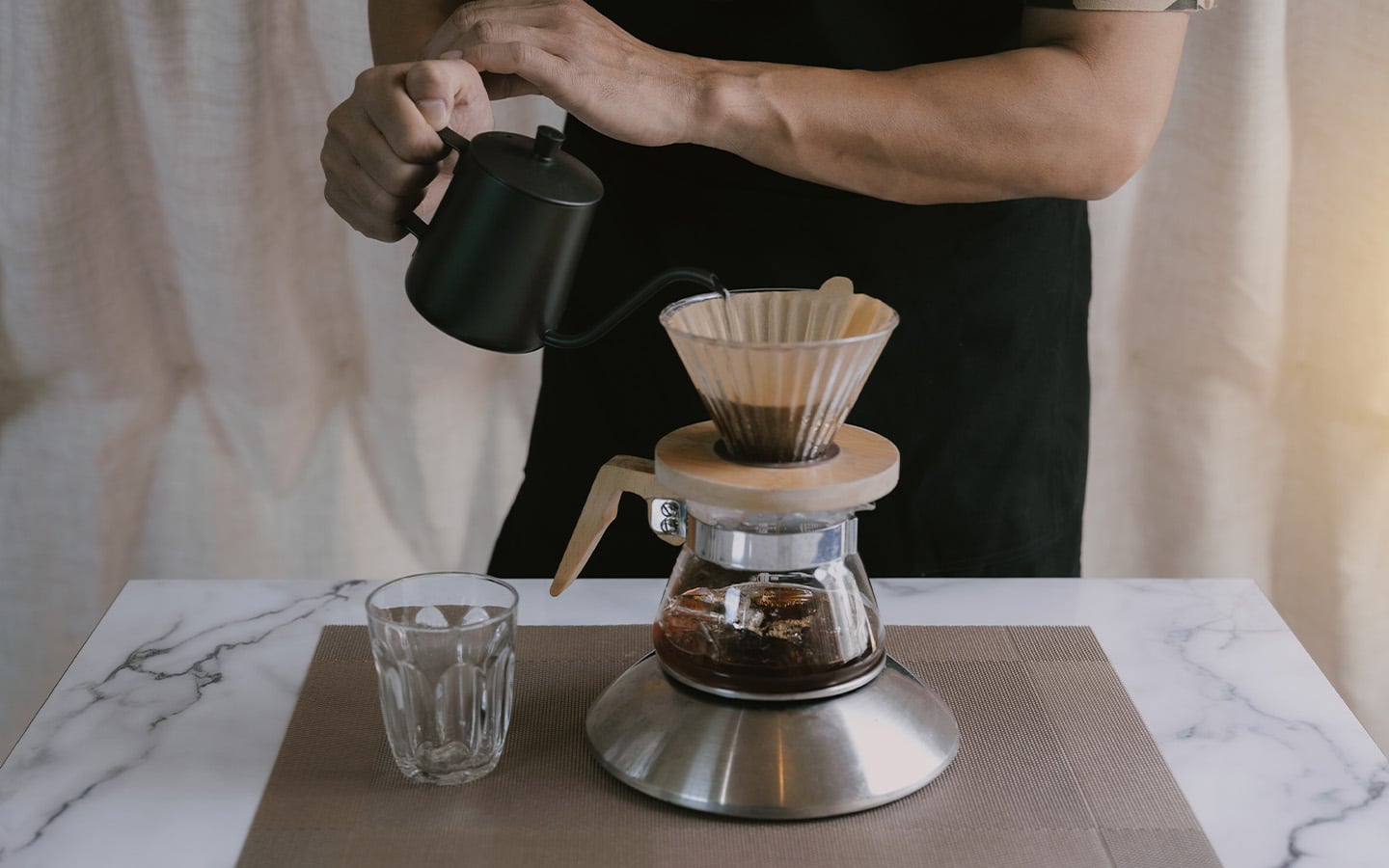 Zetmethode invloed op sterkte koffie