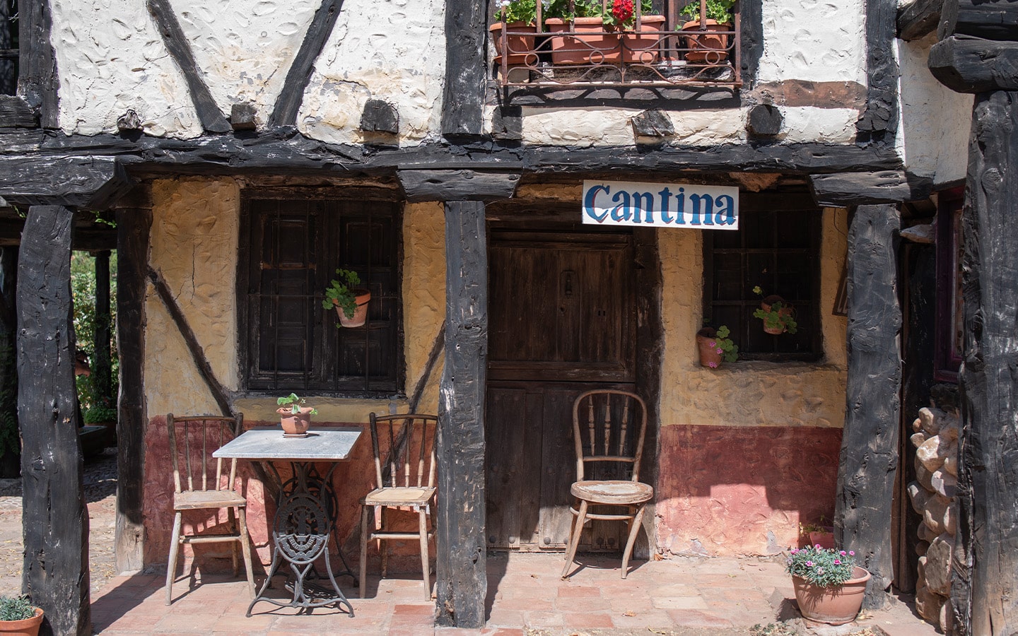 Voorbeeld van een oud koffiehuis