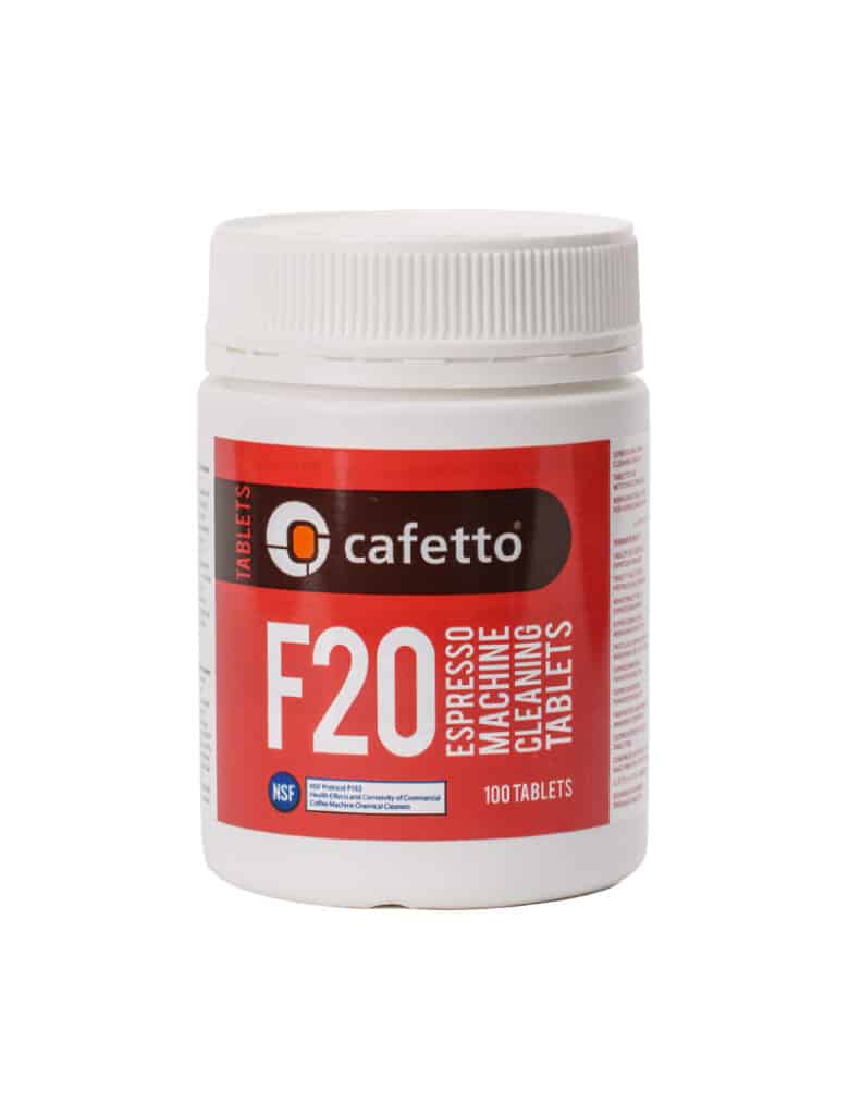 Cafetto reinigingstabletten F20 voorkant