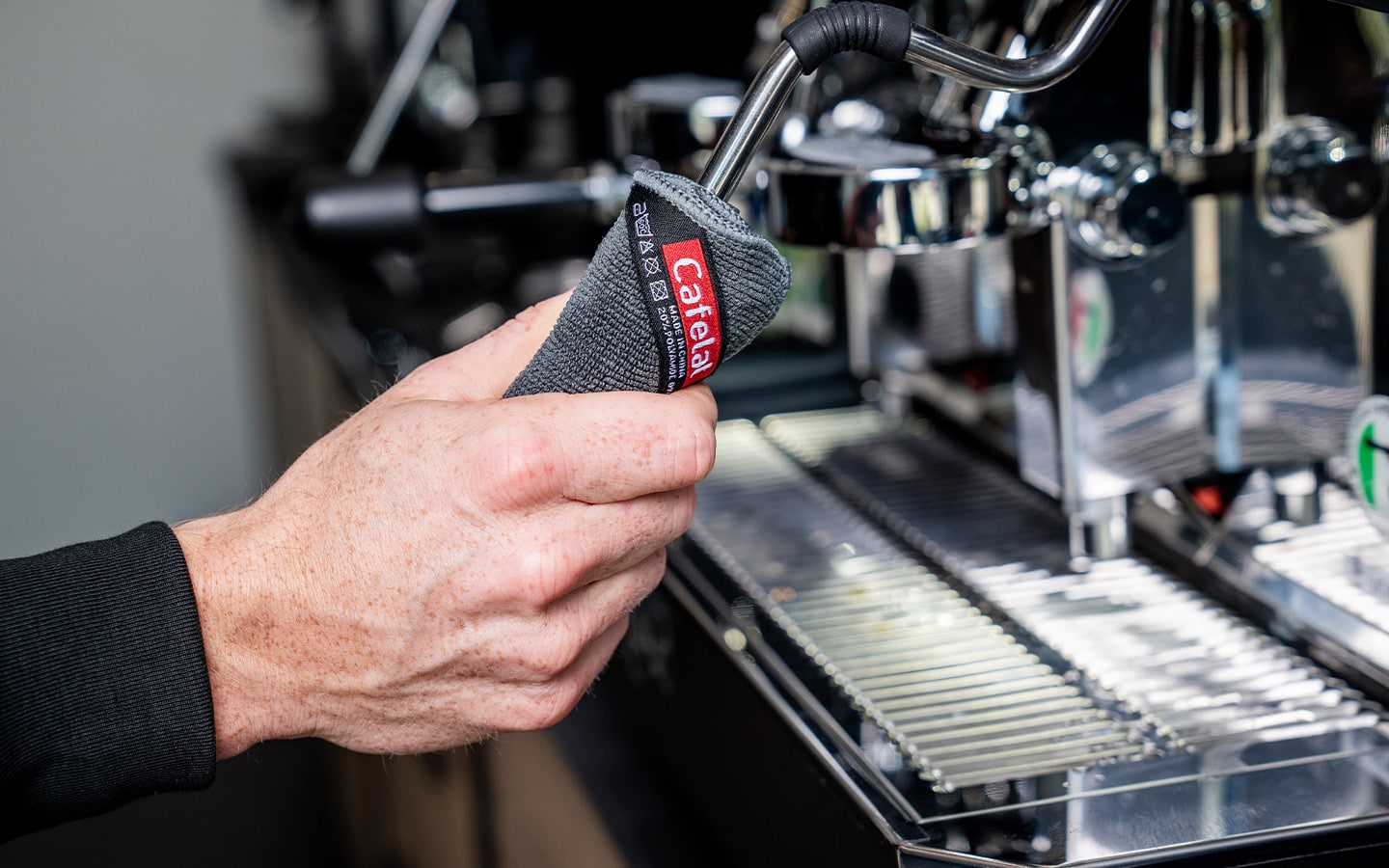 Schoonmaken espressomachine