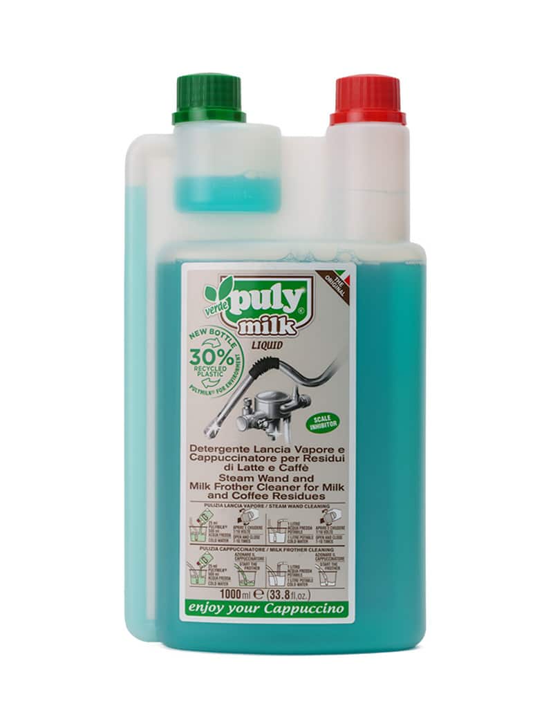 Puly Caff verde liquid milk voorkant