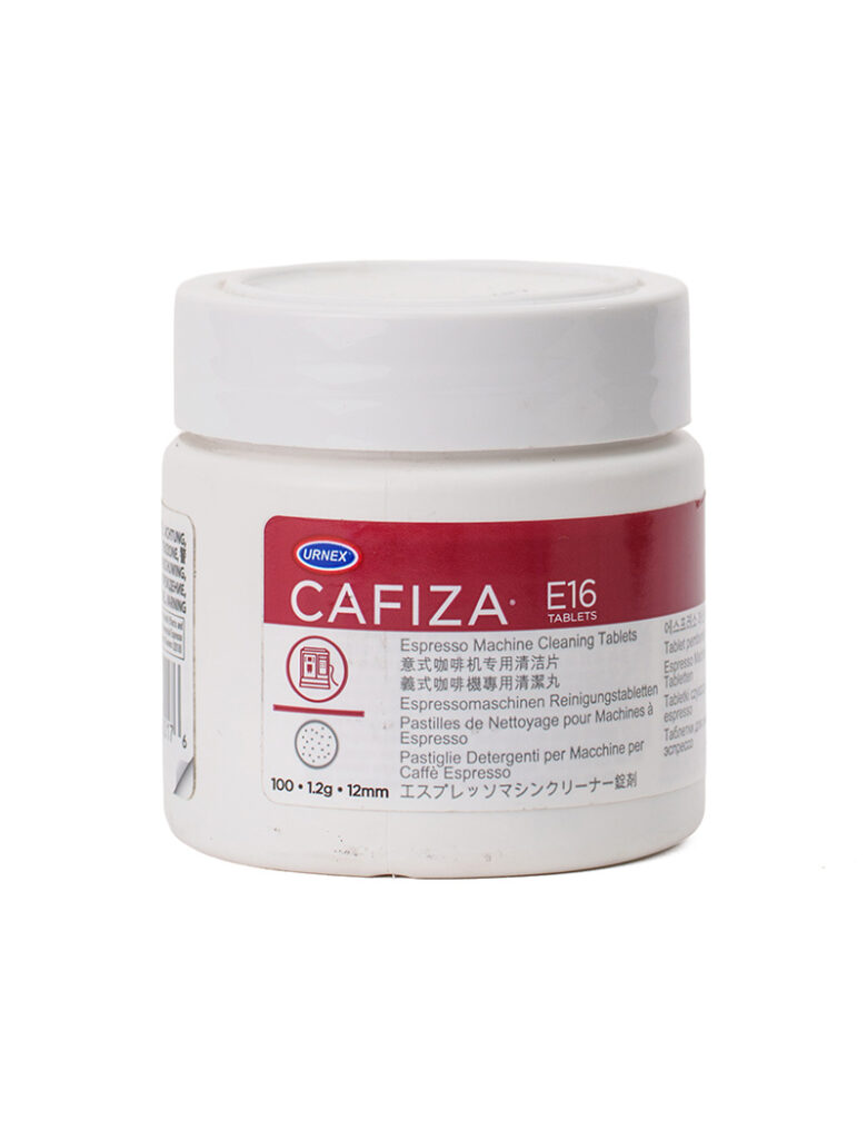 Urnex Cafiza E16 reinigingstabletten 1.2 gram voorkant
